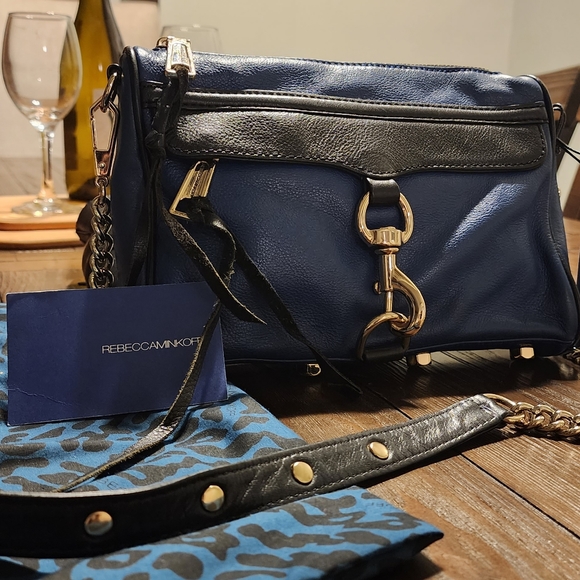 Rebecca Minkoff Electric Blue Mini Mac Bag - Picture 2 of 15